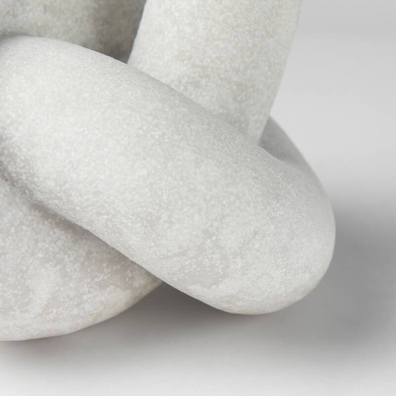 Otto Granite Resin Large Knot Sculpture Decorative Object