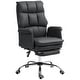 preview thumbnail 1 of 7, Pu Leather High Back Office Chair, Adjustable Executive Swivel Office Chair, 360° Swivel Reclining Computer Chair Black