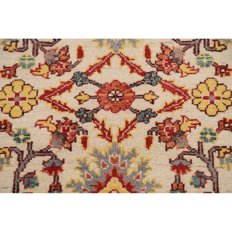 Floral Kazak Oriental Foyer Rug Hand-Knotted Wool Carpet - 2'0" x 3'0"