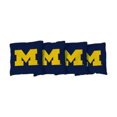 Michigan Wolverines Blue Cornhole Bags