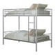 preview thumbnail 6 of 4, Furniture of America Arlay Modern Twin over Twin Metal Bunk Bed with Attached Ladder