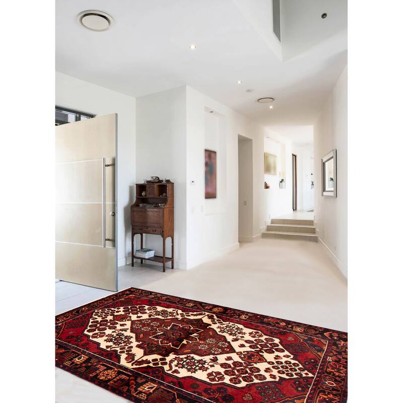ECARPETGALLERY Hand-knotted Anadol Red Wool Rug - 4'7 x 6'9