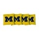 preview thumbnail 1 of 1, Michigan Wolverines Yellow Cornhole Bags All-Weather Resin Filled
