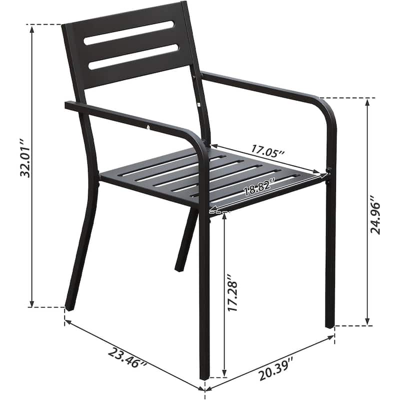 Patio Dining Chairs Set of 4