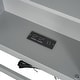preview thumbnail 8 of 27, Wood Twin XL Size Floor Bed with Storage Cabinets and USB Ports