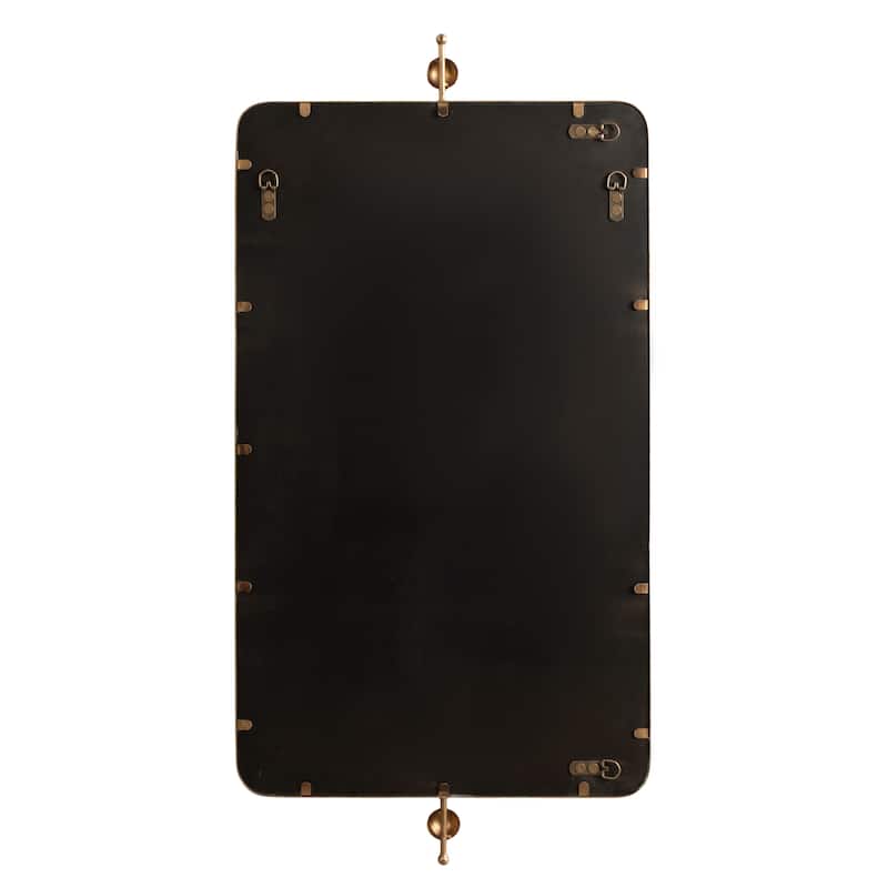 Kate and Laurel Kasota Slim Rectangle Mirror Metal