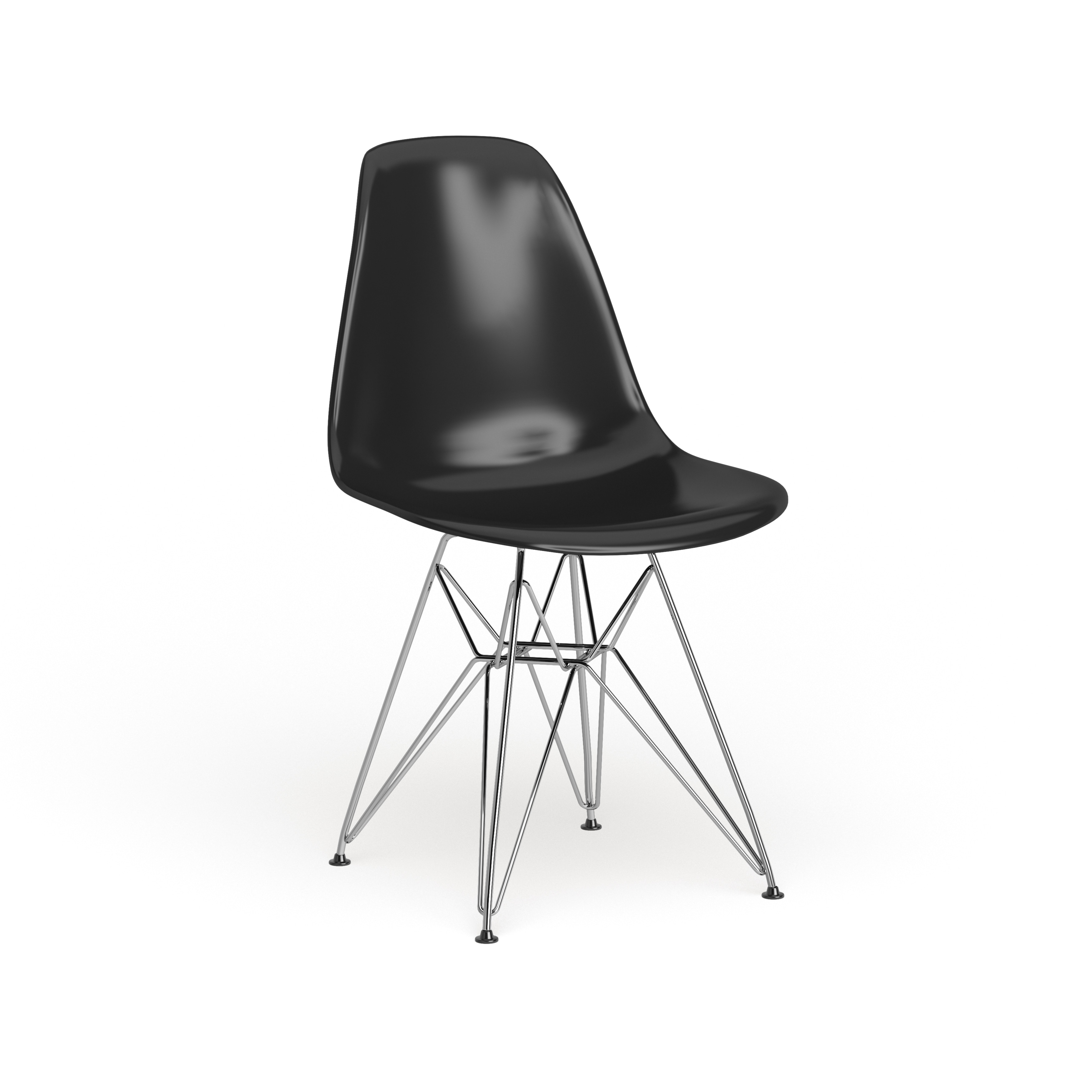 Chrome wire dining discount chairs