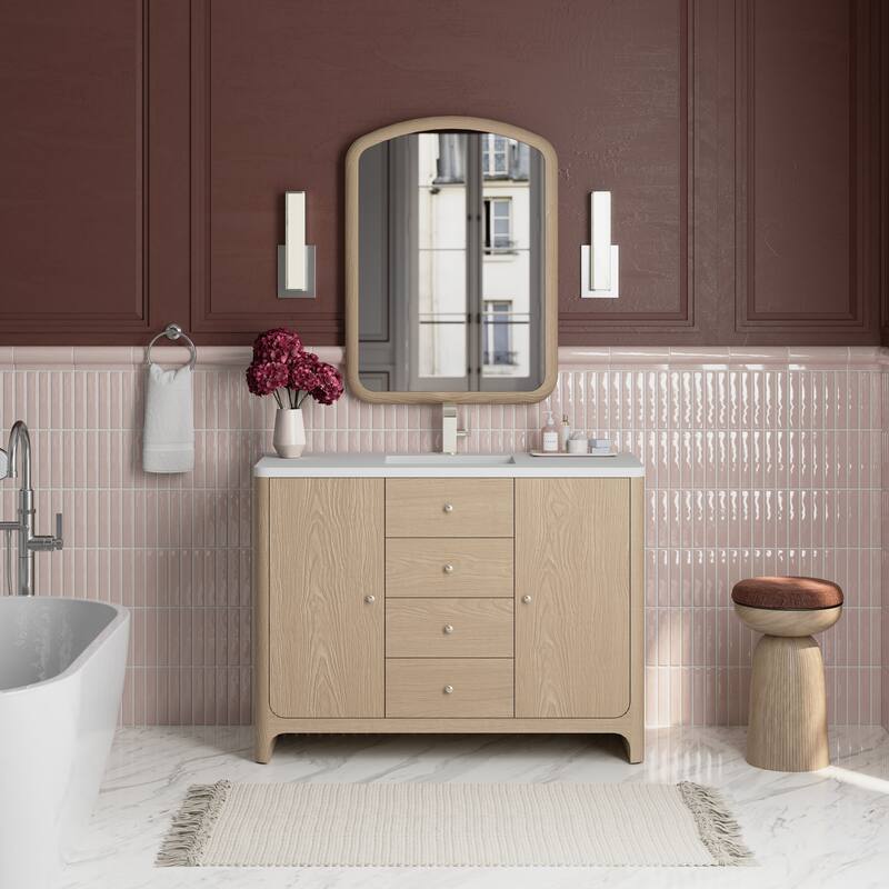 Gracyn 48" Single Vanity, Coastal Driftwood - 48