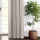preview thumbnail 3 of 3, 6ix Tailors Payton Natural Pole Top Drapery Panels Set of 2