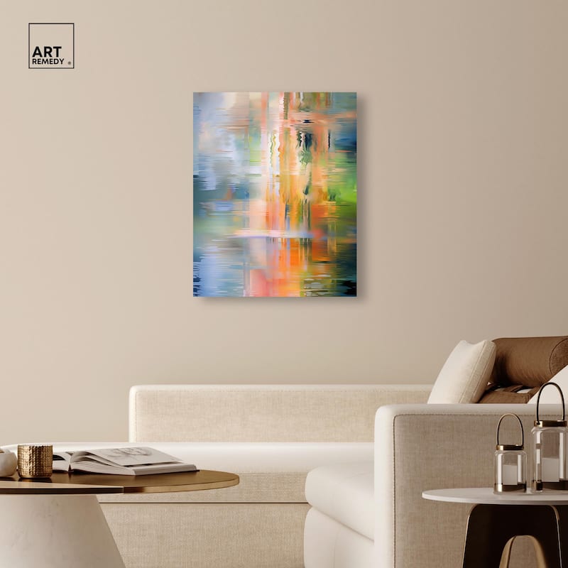 Spectrum's Embrace Canvas by Art Remedy, Gallery Wrapped