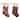 Transpac Fabric Plaid Stocking Set of 2 Christmas Home Decorations