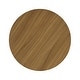 preview thumbnail 30 of 59, HomePop Round Storage Ottoman table with Wood Top