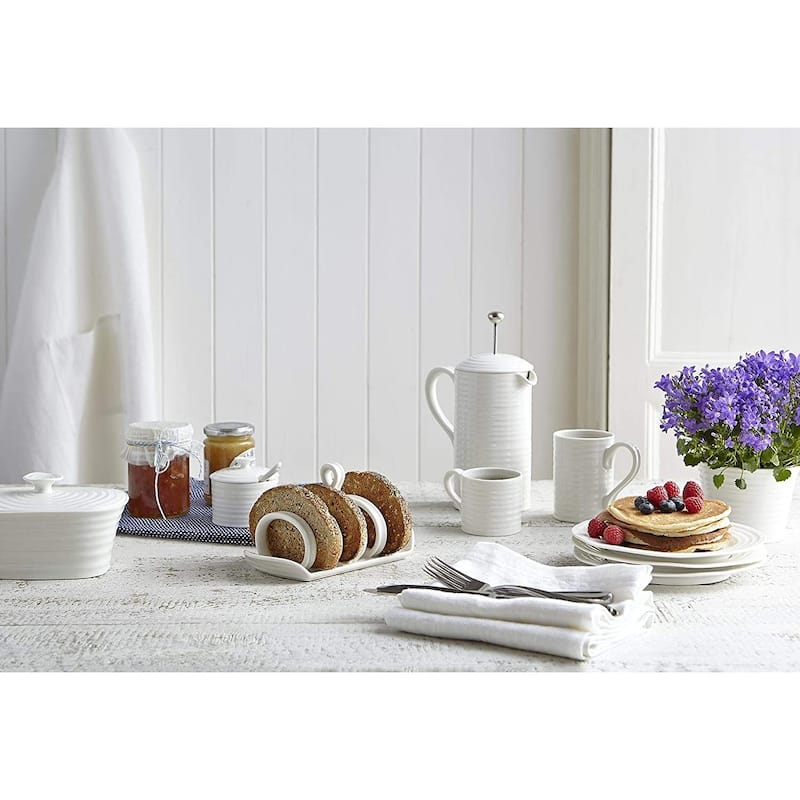 Portmeirion Sophie Conran White Covered Butter Dish