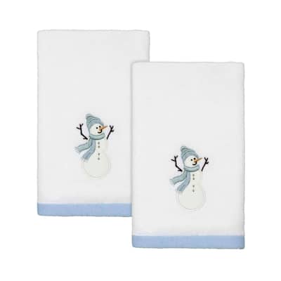 Avanti Linens Frosty Friends 2-Pack Fingertip Towel Set - Fingertip Towel 2pk Set
