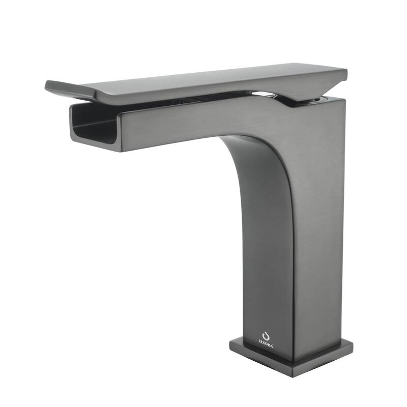 Lafarre 30 in W x 20 in D Rustic Acacia Bath Vanity, White Quartz Top, Brushed Nickel Faucet Set and 28 in Mirror - 48 Inch - Metal Finish