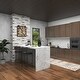 preview thumbnail 13 of 16, Brown MDF Industrial Wall Clock No Theme 27 x 24 x 2 - 24 x 2 x 27