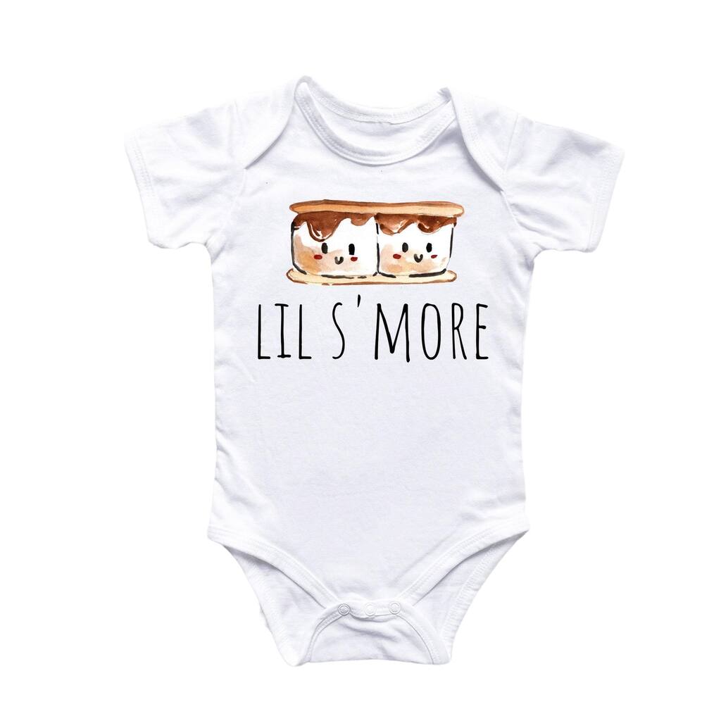 Little S'more - Baby Boy Girl Clothes Infant Bodysuit Funny Cute Newborn 17