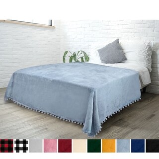 Dusty blue throw discount blanket