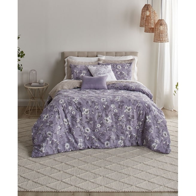 Anne Klein Halsbury Comforter Set Lavender