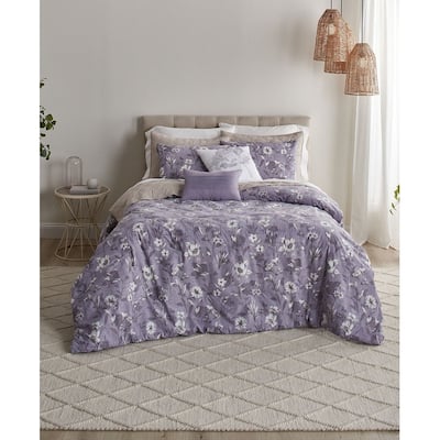 Anne Klein Halsbury Comforter Set Lavender