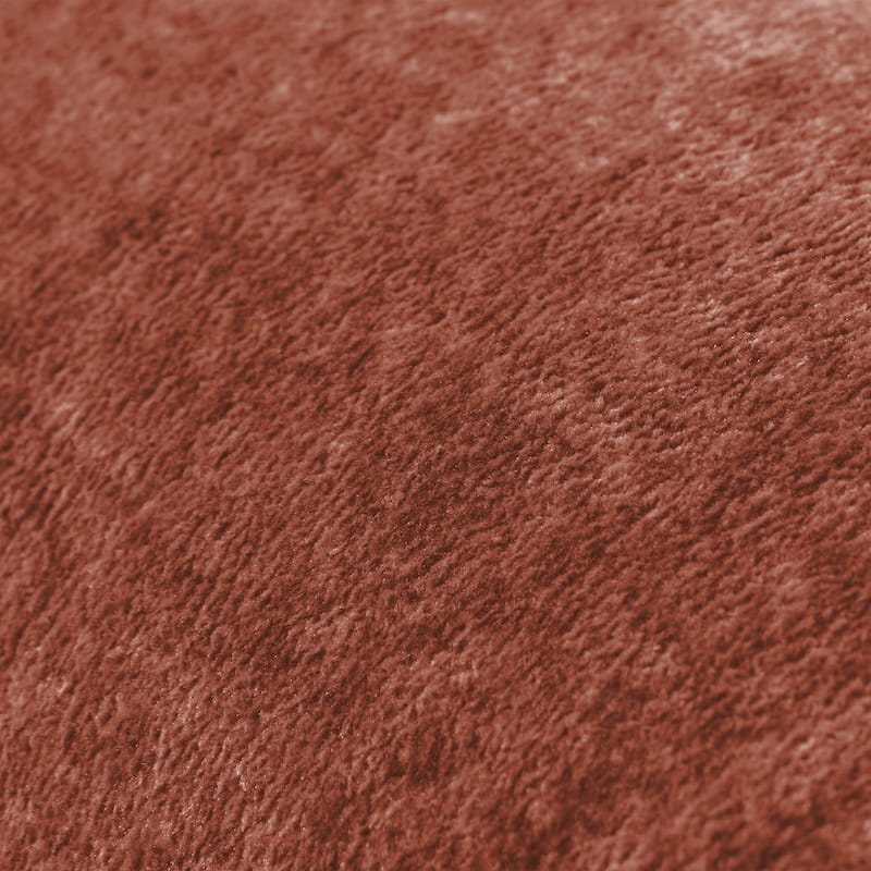 Roomfitters 114 Inch Modular Floor Sofa, Fluffy Plush Sectional with Ottoman, Chocolate