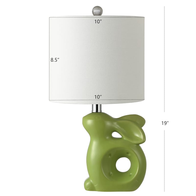 SAFAVIEH Kids Lighting Angelique 19" Rabbit Lamp - 10.3"x10"x19" - 10"Wx10"Dx19"H