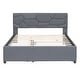 preview thumbnail 3 of 9, Chic Upholstered Platform Bed with Versatile Trundle for Enhanced Comfort