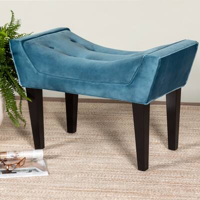 Leffler Home Maddie Upholstered Bench in Chantel Teal