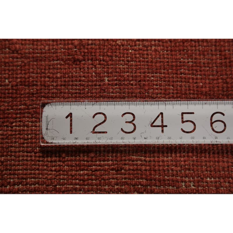 Modern Gabbeh Runner Rug Hand-Knotted Wool Carpet - 2'8" x 9'9"