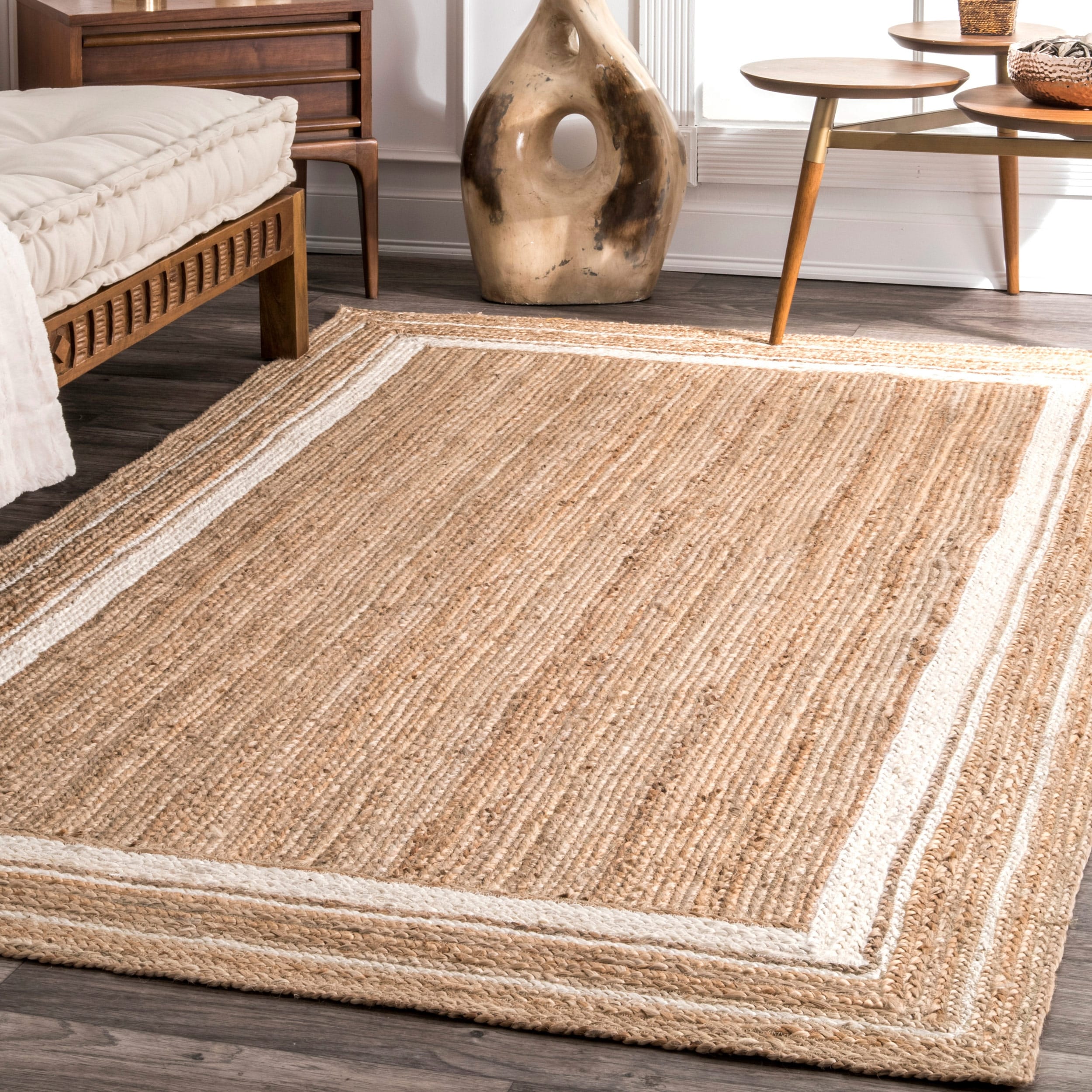 nuLOOM Braided Jute Area Rug