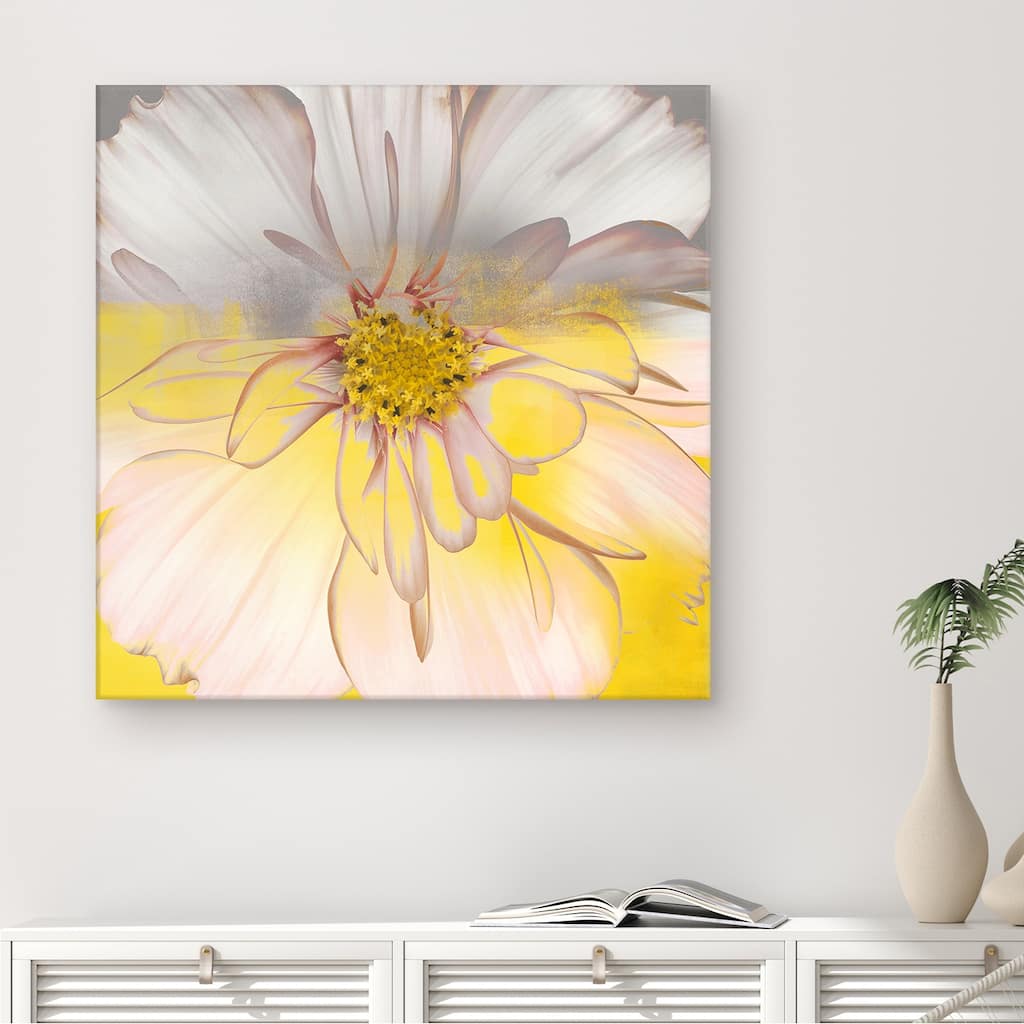 Silver Orchid Wayne 'Painted Petals' Canvas Art
