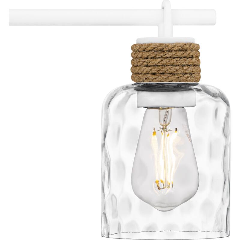 Baltic 4-Light Matte White Bath Light