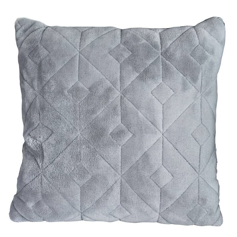 Serenta Diamond Flannel Quilted 4-piece Coverlet Set