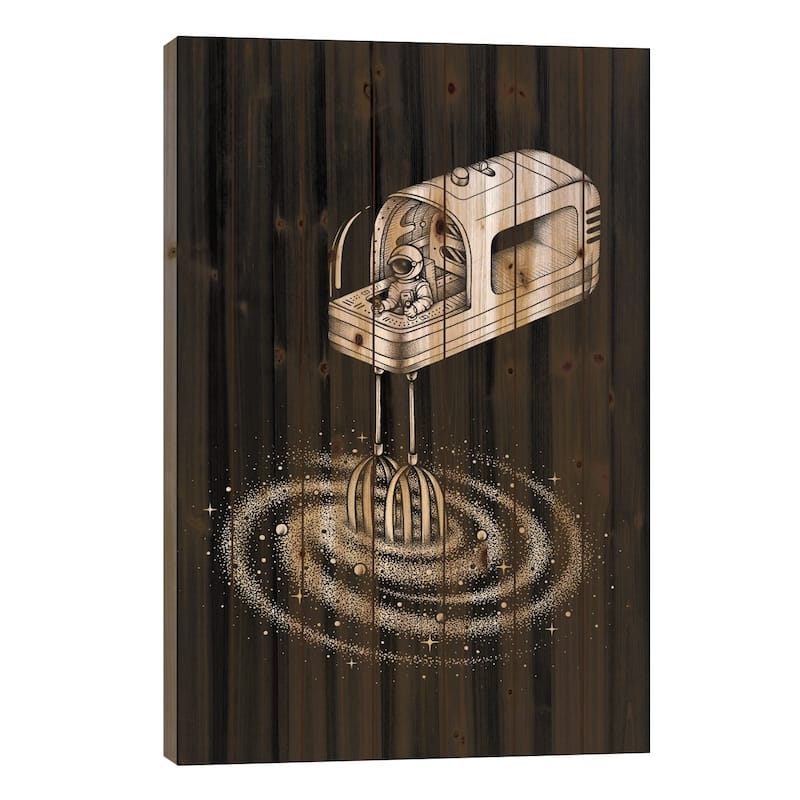 Mix It Up II Print On Wood by Enkel Dika - Multi-Color - 40x26x1.5
