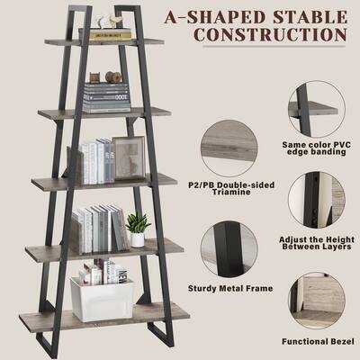 5 Tier Bookshelf