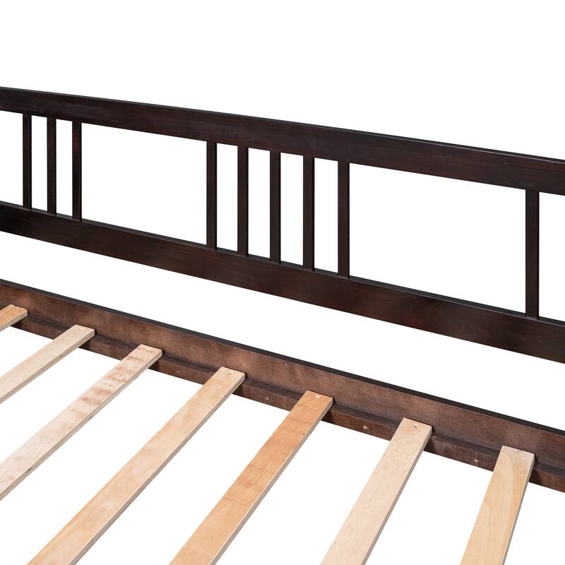 Daybed Wood Bed with Two Drawers