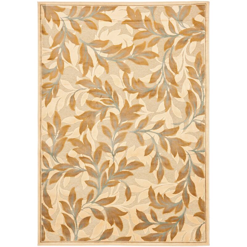 SAFAVIEH Paradise Alverda Modern Viscose Rug - 4' x 5'7" - Creme