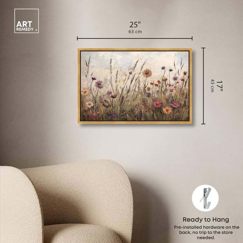 Vintage Blooms II Canvas by Art Remedy