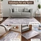 preview thumbnail 4 of 19, Sorbus Area Rug for Entryway, Machine Washable, Non-Slip, Vintage Rug - 3 x 5 ft