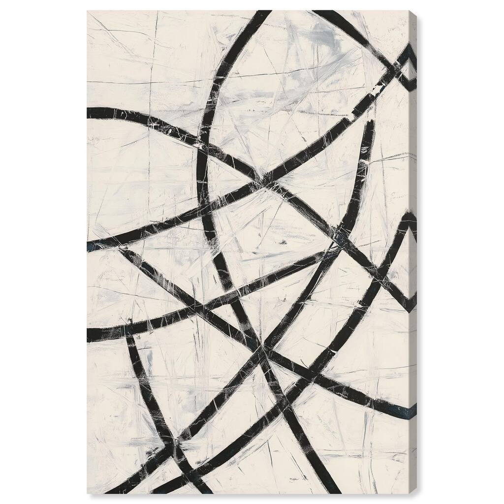 Intersecting Lines I Canvas by Art Remedy, Gallery Wrapped