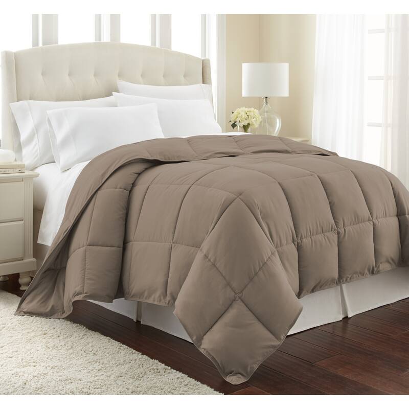 All Season Premium Down Alternative Comforter - Twin - Twin XL - Dark taupe