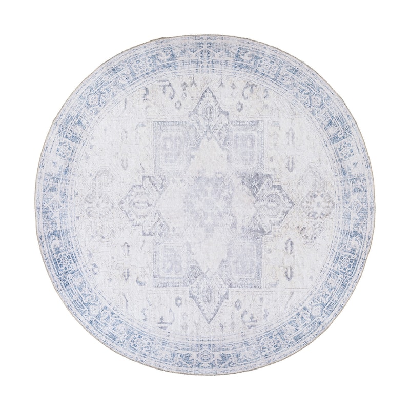 Medallion Boho Machine Washable Area Rug
