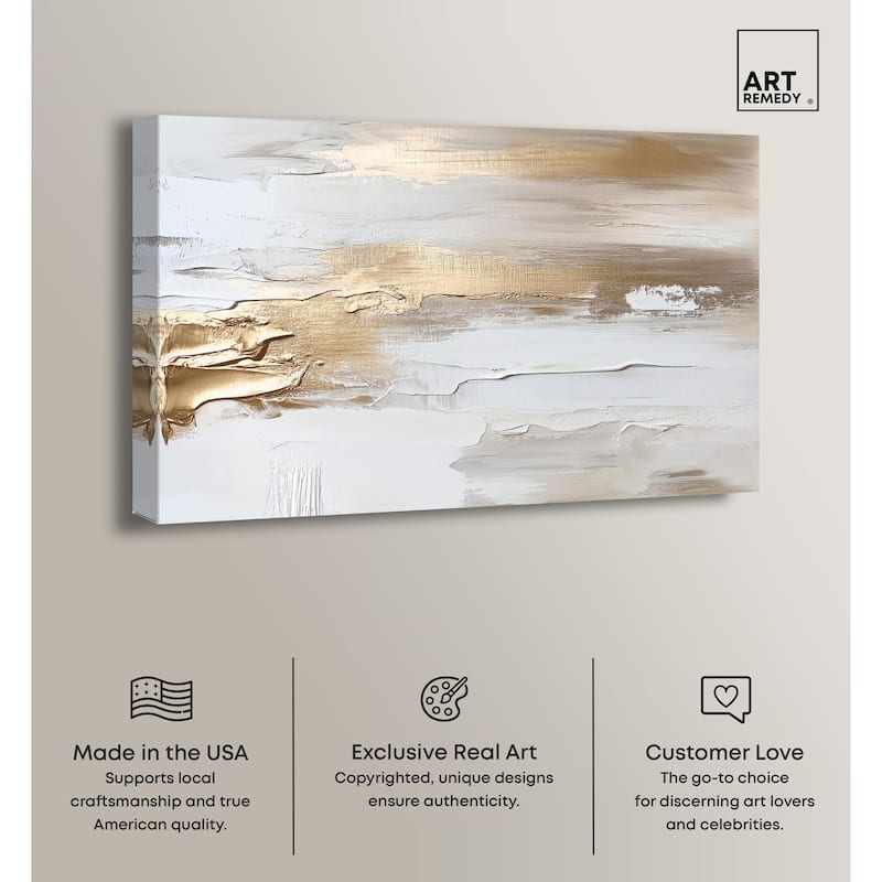 Soothing Waves Canvas by Art Remedy, Gallery Wrapped
