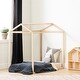 preview thumbnail 32 of 35, South Shore Sweedi Natural Poplar Toddler House Bed Natural Wood