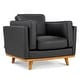 preview thumbnail 35 of 43, MCombo Napa Leather Couch, Leather Sofa
