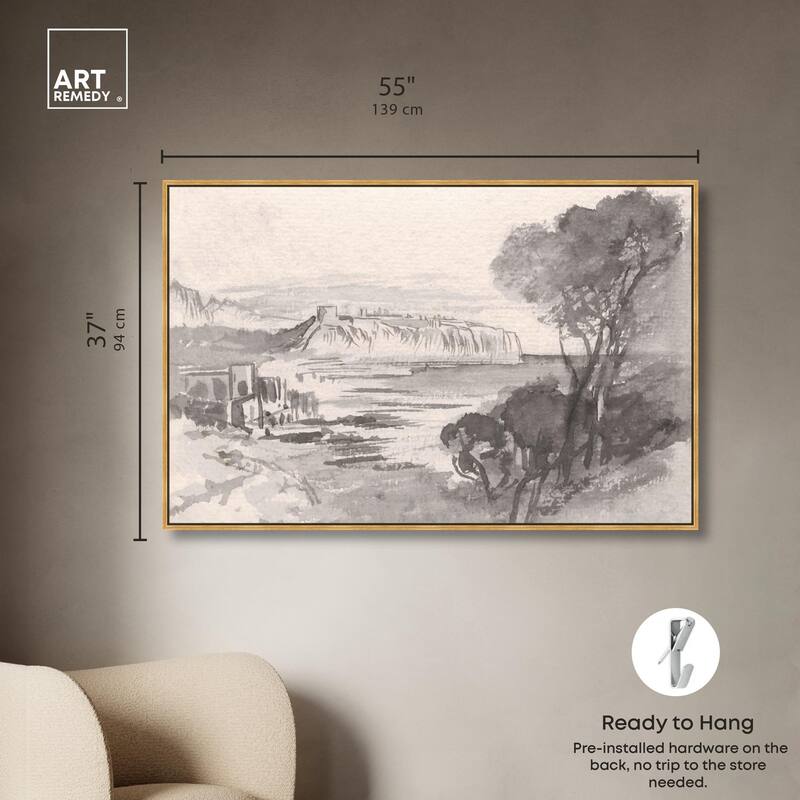 View across a Monaco Canvas by Art Remedy