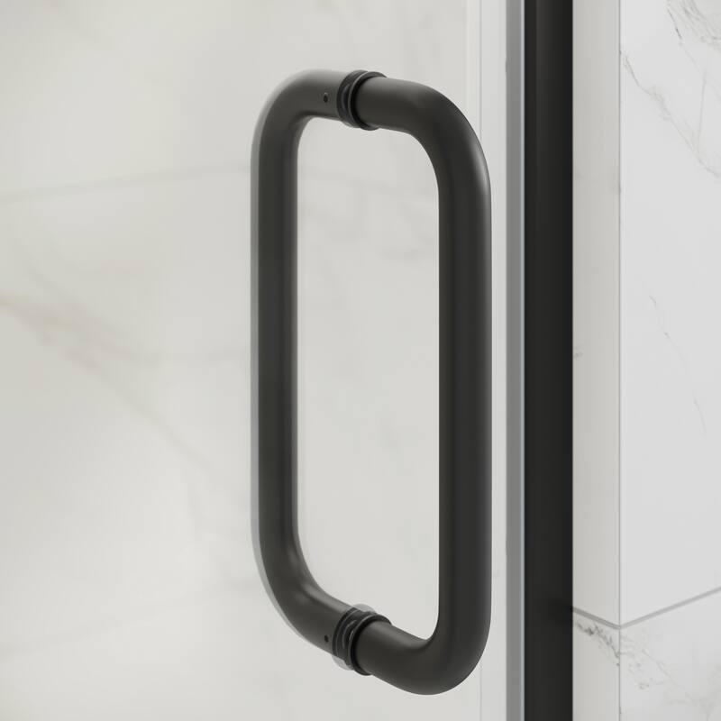 Seawin Flex X Frameless Pivot Shower Door 3/8 in. (10 mm) Clear Tempered Glass with NanoShield Coating