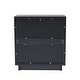 preview thumbnail 13 of 26, Wood Accent Cabinet Sideboard Buffet with Rattan Doors