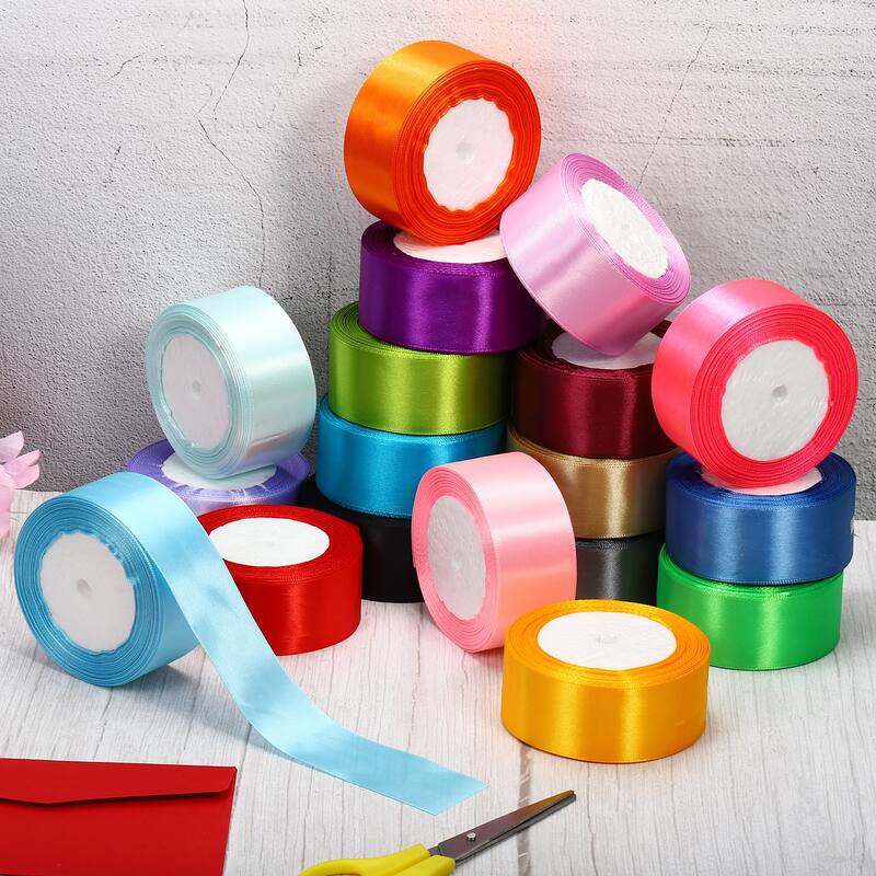 1.5 Inch Satin Ribbon, Double Face Crafts Roll for Wrapping Decoration