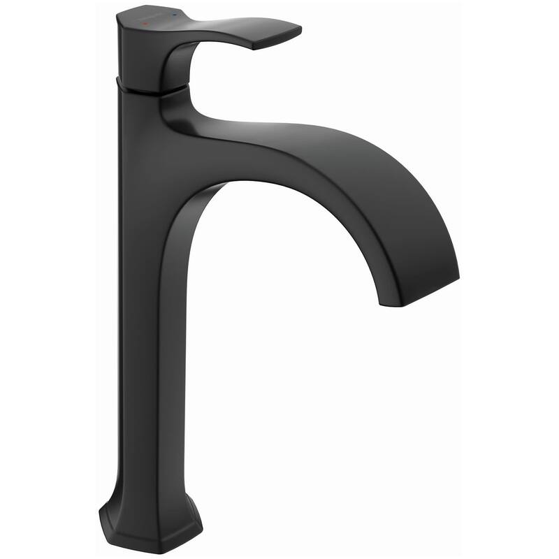 Hansgrohe Locarno 1.2 GPM Vessel Single Hole Bathroom Faucet - Less - Matte Black